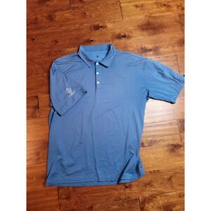 Nike Golf Mens Dri Fit Polo Shirt XL Country Club of Roswell Light Blue